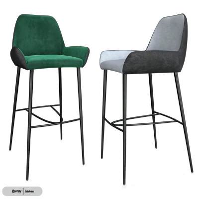 UNO现代布艺吧椅